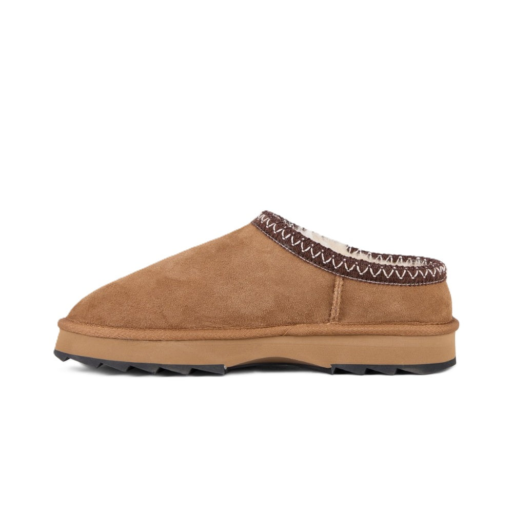 Emu Sharky Scuff Women's Sheepskin Slip On Cosy Clog Shoe Chestnut
