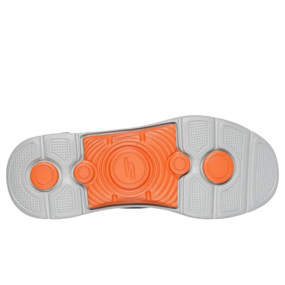 Skechers Go Walk Arch Fit 2.0 Simplicity 2.5 Men's Slip-In Lace Up Trainer Navy/Orange