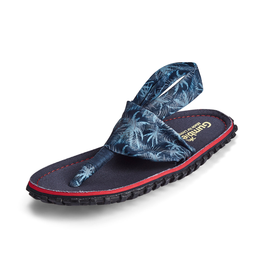 Gumbies Slingback Women's Recycled Rubber Back Strap Flip Flop Navy
