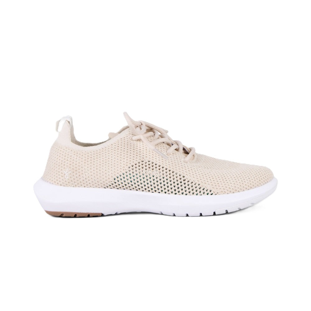 Emu Springbrook Women's Machine Washable Wool Blend Mesh Lightweight Lace Up Sneaker Oatmeal