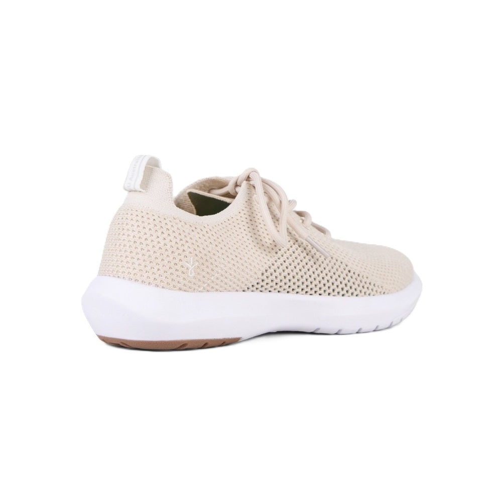 Emu Springbrook Women's Machine Washable Wool Blend Mesh Lightweight Lace Up Sneaker Oatmeal