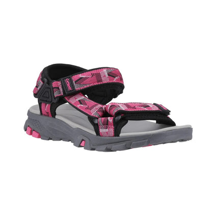 Cotswold Stanton Women's 3 Strap Walking Sandal Black/Fuchsia