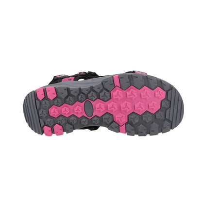 Cotswold Stanton Women's 3 Strap Walking Sandal Black/Fuchsia