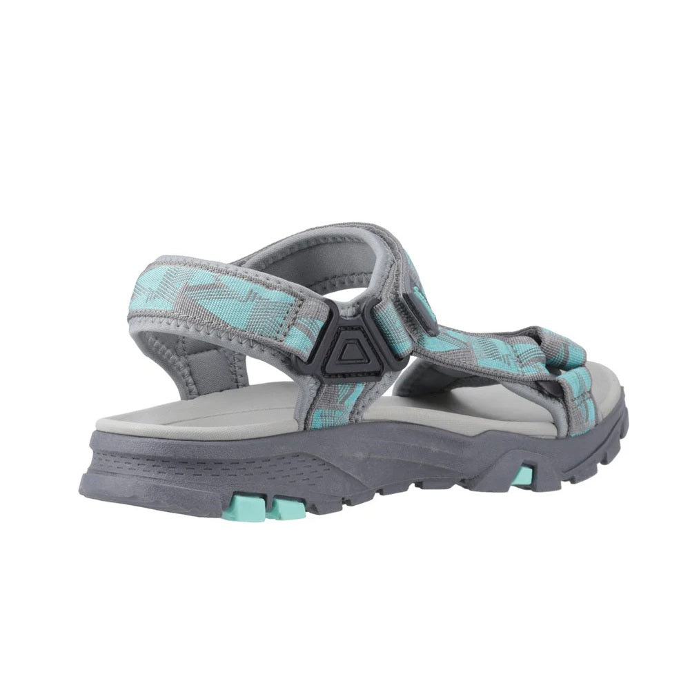 Cotswold Stanton Women's 3 Strap Walking Sandal Grey/Turquoise