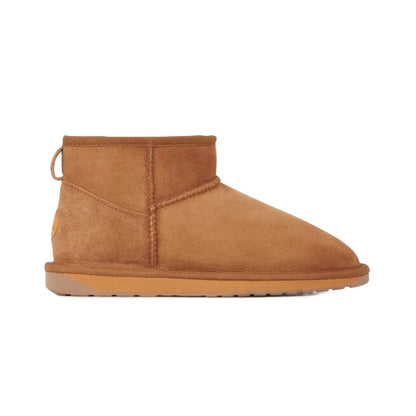 Emu Stinger Micro Women's Water Resistant Sheepskin Pull On Cosy Boot Chestnut