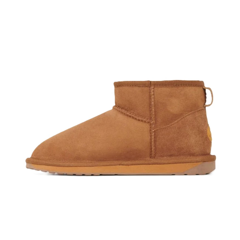 Emu Stinger Micro Women's Water Resistant Sheepskin Pull On Cosy Boot Chestnut