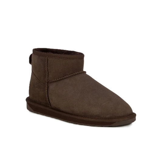 Emu Stinger Micro Women's Water Resistant Sheepskin Pull On Cosy Boot Chocolate