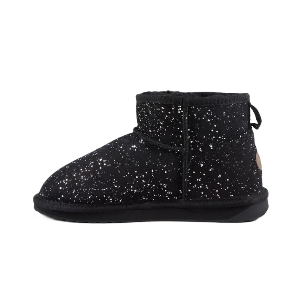 Emu Stinger Micro Milkyway Women's Sheepskin Pull On Cosy Ankle Boot Black