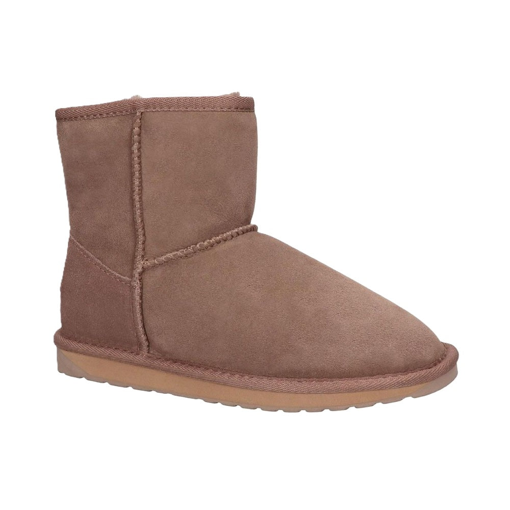 Emu Stinger Mini Women's Water Resistant Sheepskin Pull On Cosy Boot Cameo Rose