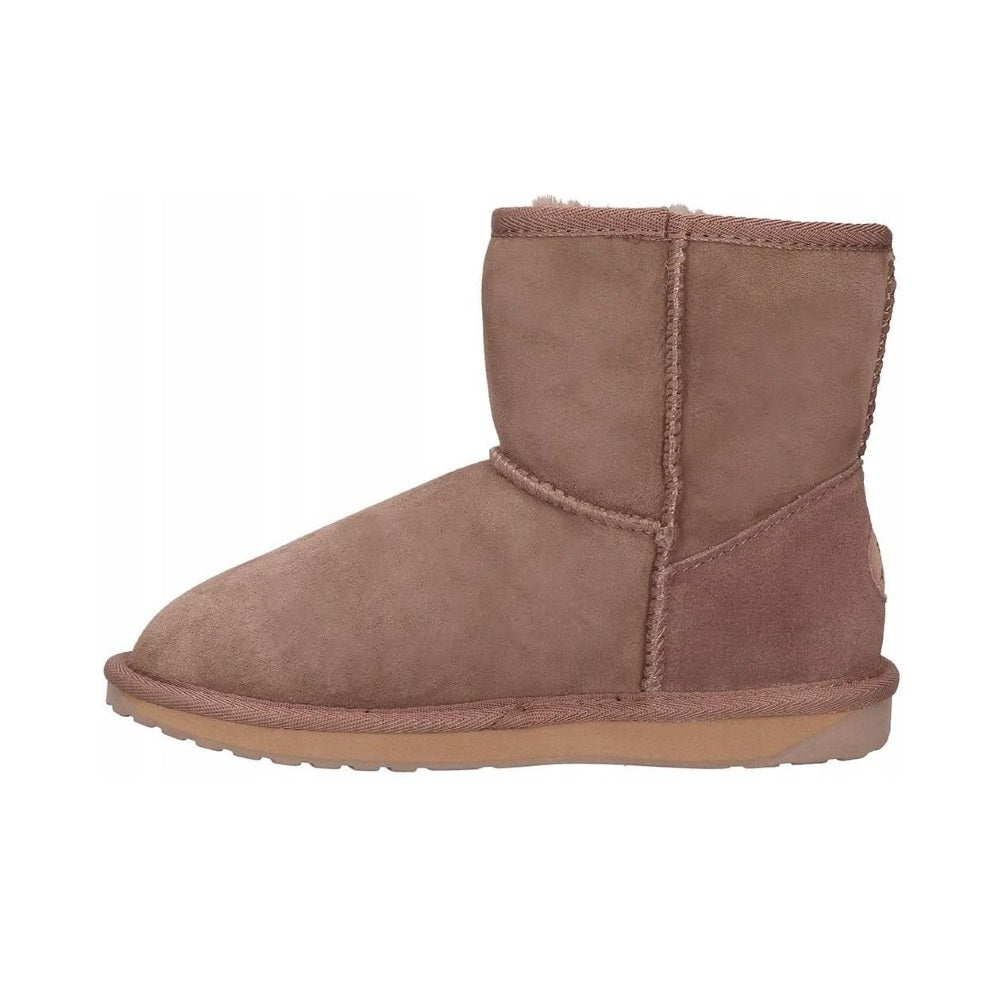 Emu Stinger Mini Women's Water Resistant Sheepskin Pull On Cosy Boot Cameo Rose