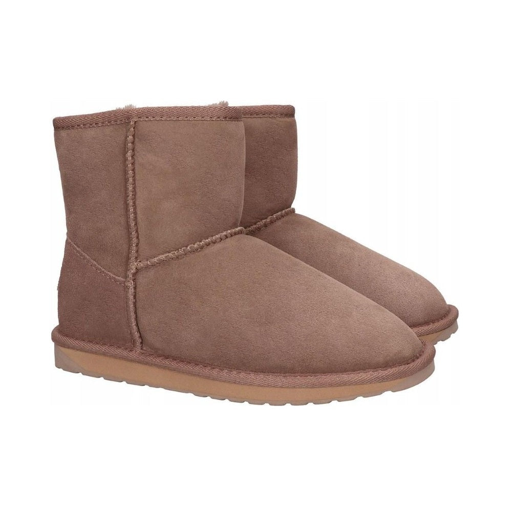 Emu Stinger Mini Women's Water Resistant Sheepskin Pull On Cosy Boot Cameo Rose