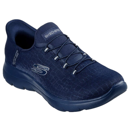 Skechers Summits Classy Night Women's Slip-In Memory Foam Trainer Dark Navy