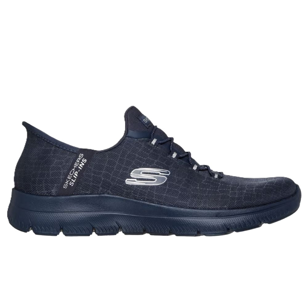 Skechers Summits Classy Night Women's Slip-In Memory Foam Trainer Dark Navy