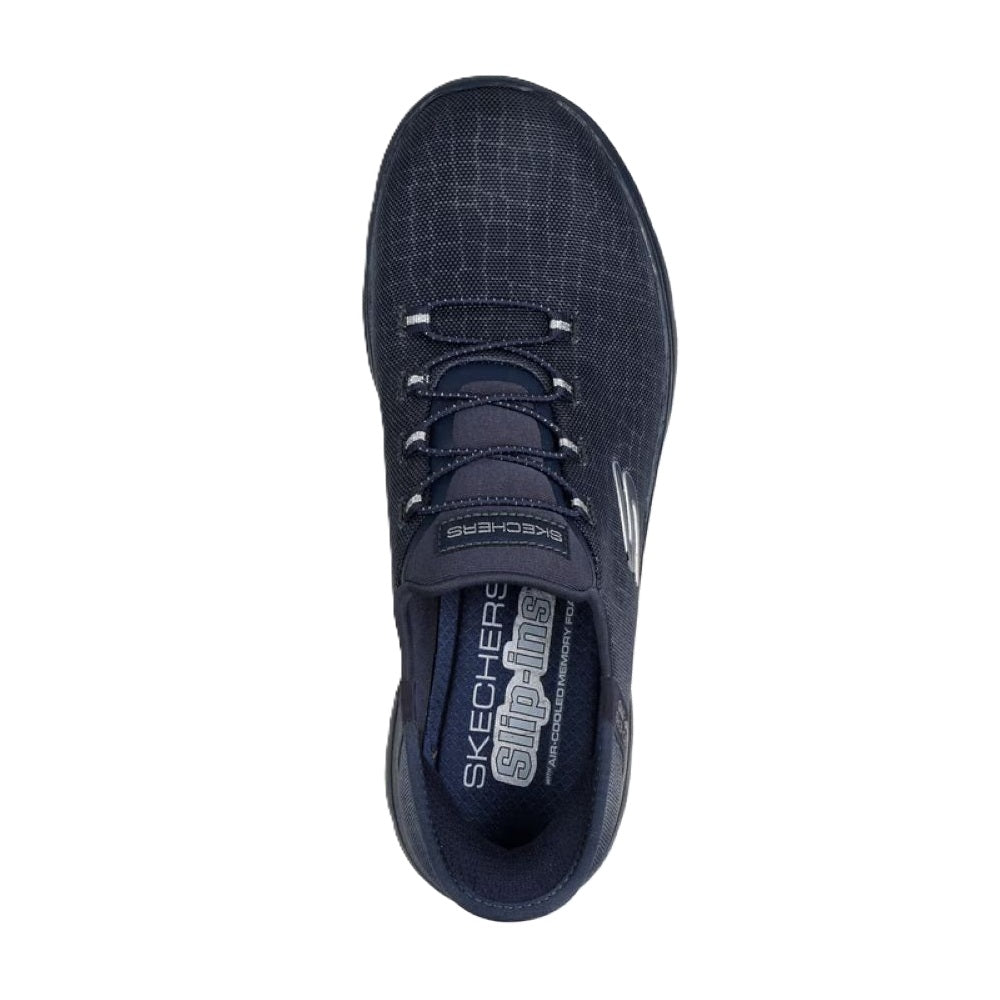 Skechers Summits Classy Night Women's Slip-In Memory Foam Trainer Dark Navy