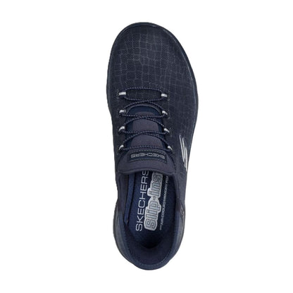 Skechers Summits Classy Night Women's Slip-In Memory Foam Trainer Dark Navy