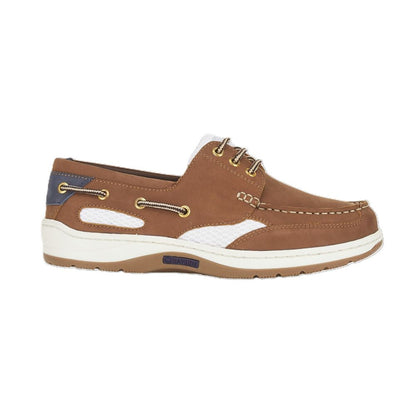 Quayside Sydney 2 Men's Sport Sole Leather Boat Shoe Walnut