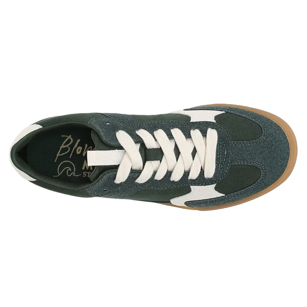 Blowfish Malibu Tastic Women's Low Profile Lace Up Sneaker Trainer Jewel Green