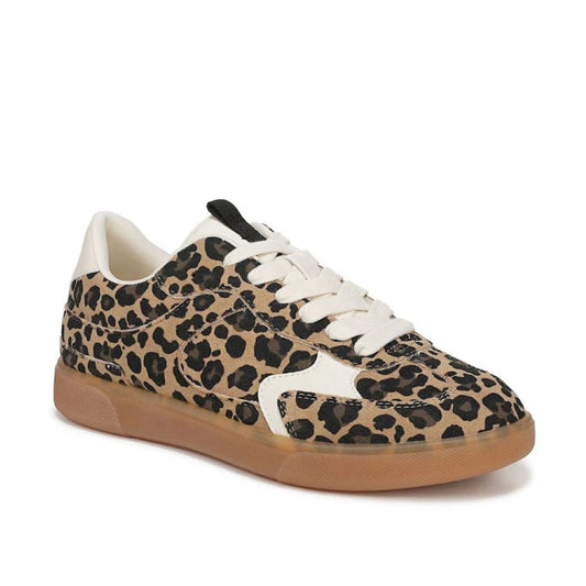 Blowfish Malibu Tastic Women's Low Profile Lace Up Sneaker Trainer Leopard