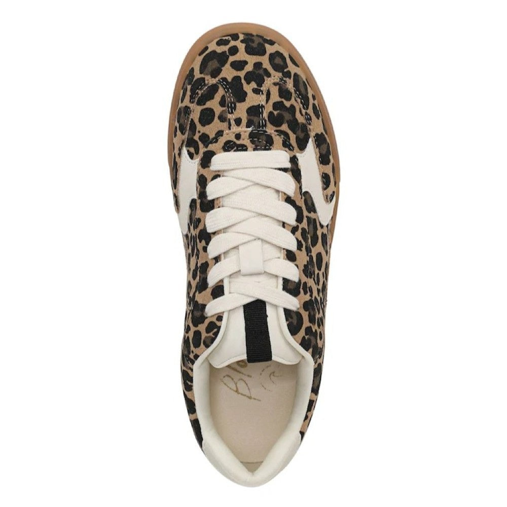 Blowfish Malibu Tastic Women's Low Profile Lace Up Sneaker Trainer Leopard