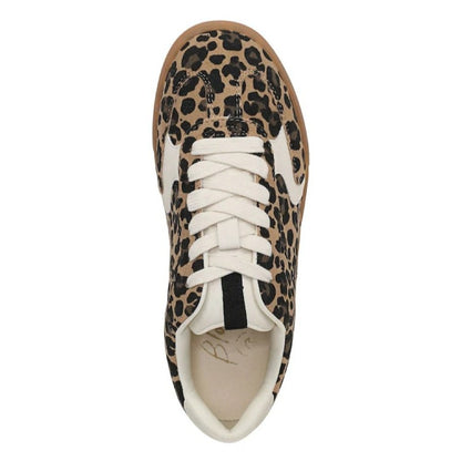 Blowfish Malibu Tastic Women's Low Profile Lace Up Sneaker Trainer Leopard