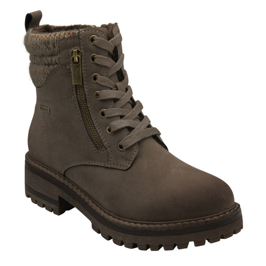 Lotus Stefani Women's Lace Up / Zip Up Ankle Boot Taupe