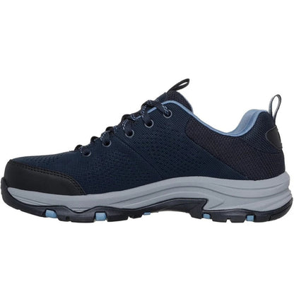 Skechers Trego Trail Destiny Women's Waterproof Memory Foam Lace Up Walking Shoe Navy/Grey