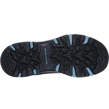 Skechers Trego Trail Destiny Women's Waterproof Memory Foam Lace Up Walking Shoe Navy/Grey
