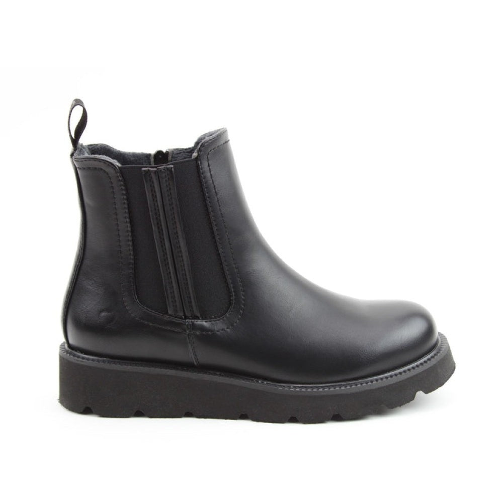 Heavenly Feet Triton Women's Lightweight Zip up Chelsea Boot Black