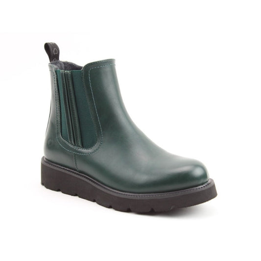 Heavenly Feet Triton Women's Lightweight Zip up Chelsea Boot Evergreen