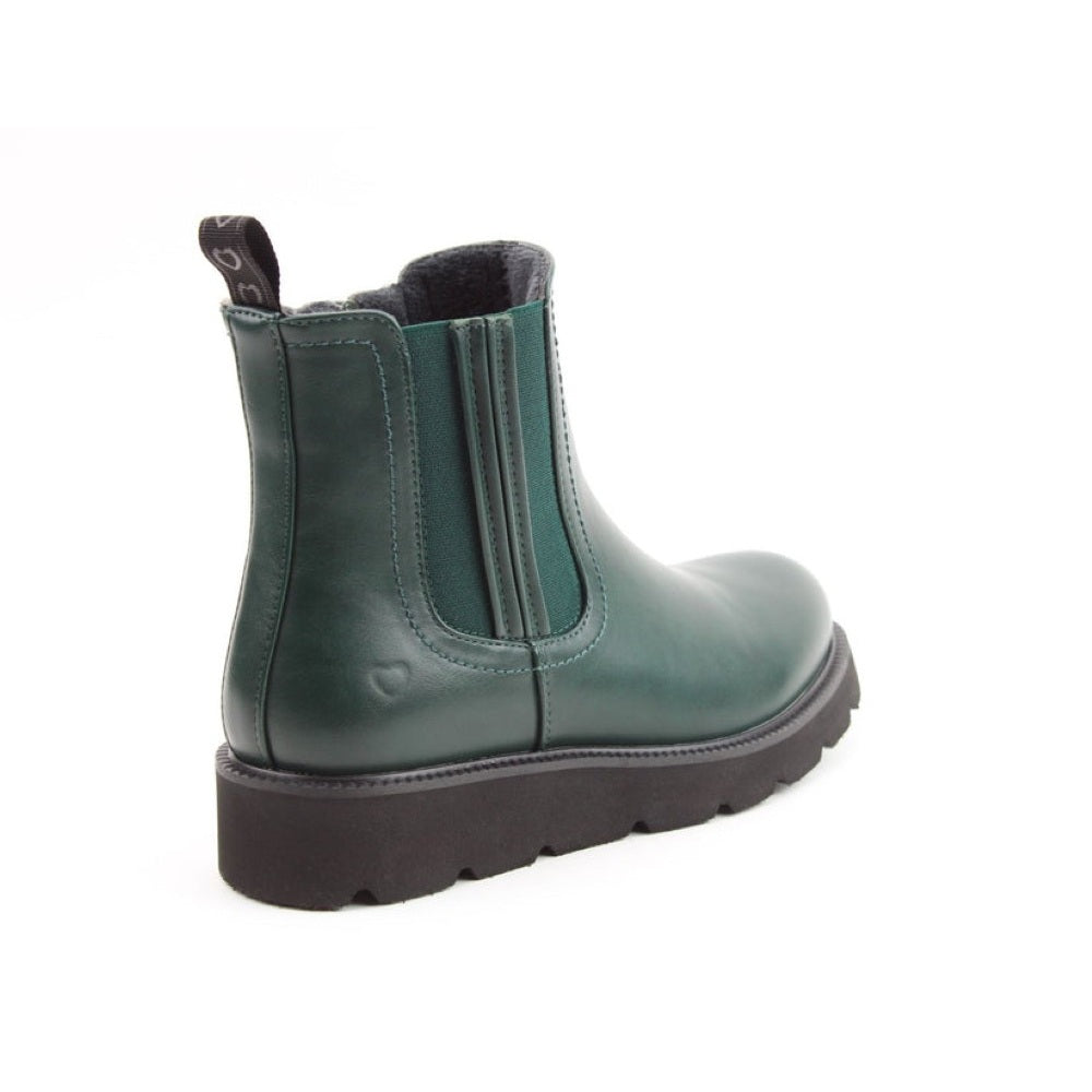 Heavenly Feet Triton Women's Lightweight Zip up Chelsea Boot Evergreen