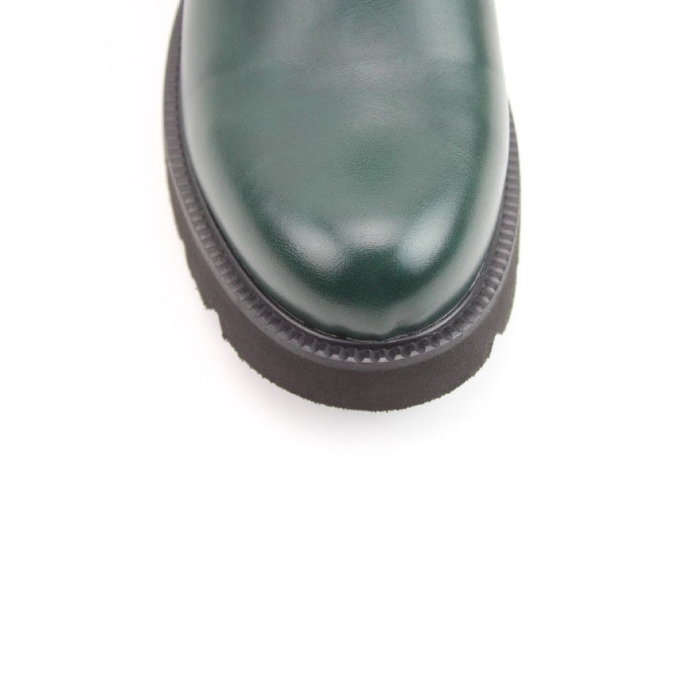 Heavenly Feet Triton Women's Lightweight Zip up Chelsea Boot Evergreen