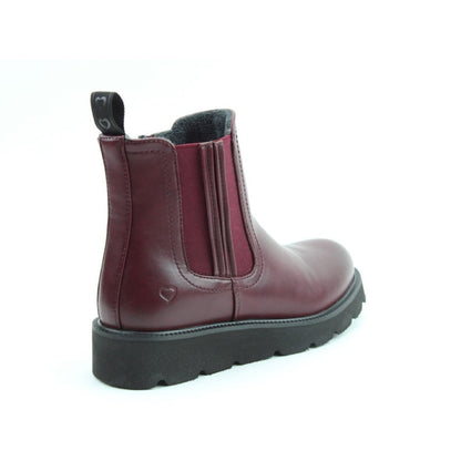 Heavenly Feet Triton Women's Lightweight Zip up Chelsea Boot Plum