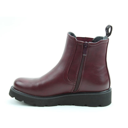 Heavenly Feet Triton Women's Lightweight Zip up Chelsea Boot Plum