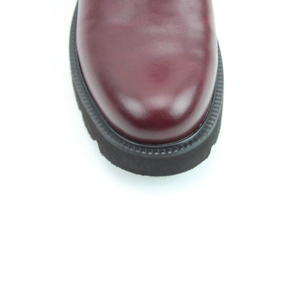 Heavenly Feet Triton Women's Lightweight Zip up Chelsea Boot Plum