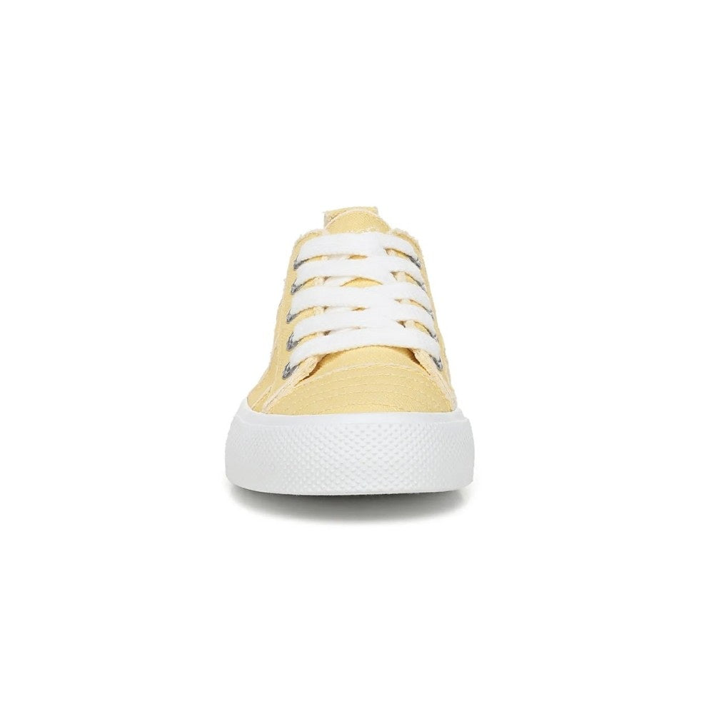 Blowfish Malibu Very Sadie Women's Floral Embroidered Lace Up Platform Trainer Buttery Yellow