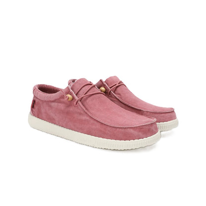 Walk In Pitas Wallabi Washed Men's Lightweight Wally Slip On Canvas Shoe Fresa