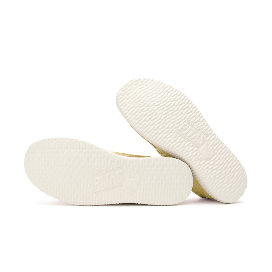 Walk In Pitas Wallabi Washed Women's Lightweight Wally Slip On Canvas Shoe Mostaza