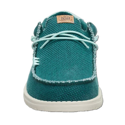 Hey Dude Wally Braided Men's Slip On Casual Shoe Deep Green / Harbor Grey