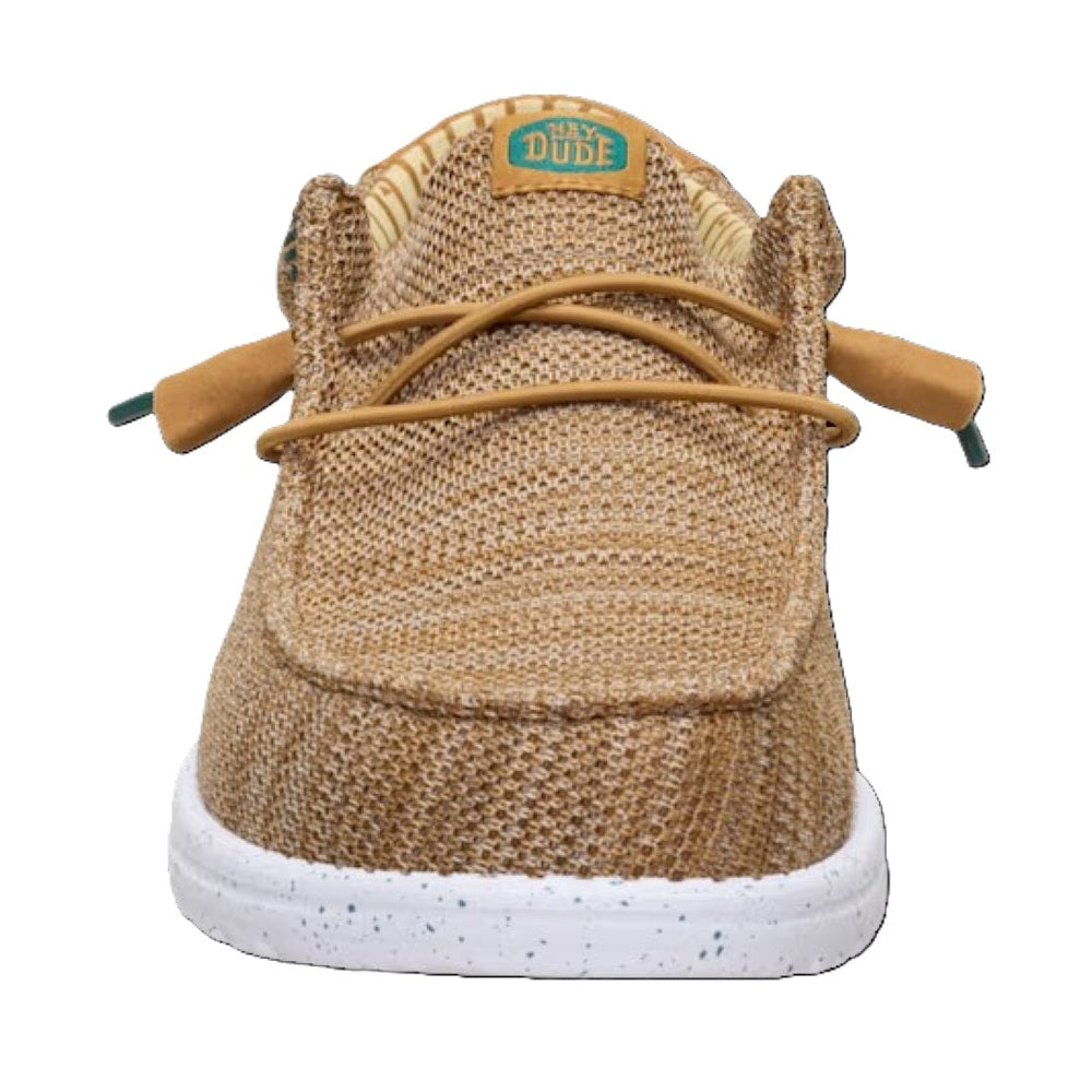 Hey Dude Wally Sox Men's Slip On Casual Shoe Bone Brown / Multi