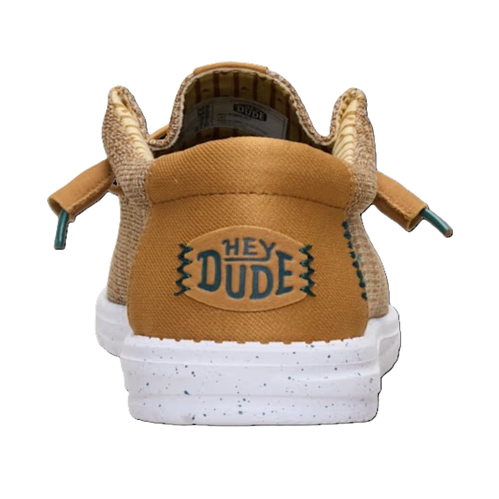 Hey Dude Wally Sox Men's Slip On Casual Shoe Bone Brown / Multi