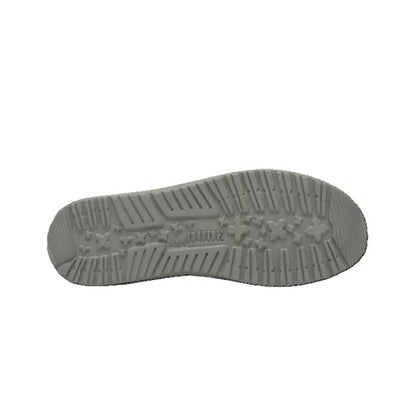 Hey Dude Wally Sox Men's Slip On Casual Shoe Charcoal