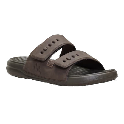 Hey Dude Wave 2 Strap Slide Classic Men's Lightweight Adjustable Strap Slider Major Brown