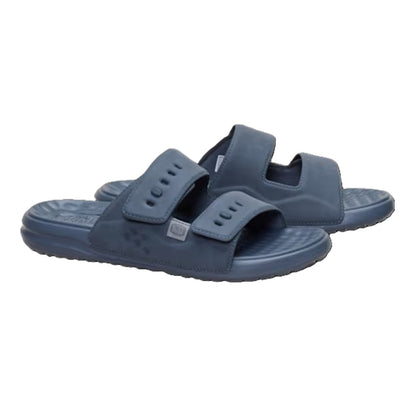 Hey Dude Wave 2 Strap Slide Classic Men's Lightweight Adjustable Strap Slider Turbulence Grey