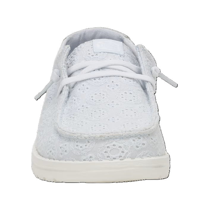 Hey Dude Wendy Eyelet Women's Slip On Casual Shoe Ancient Blue