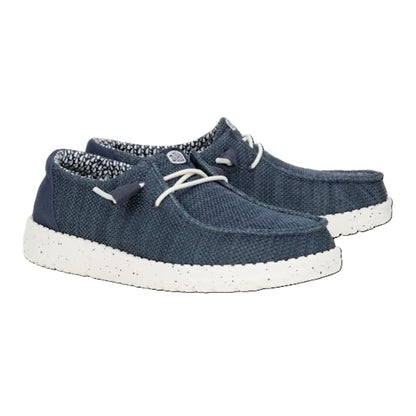 Hey Dude Wendy Stretch Sox Women's Slip On Casual Shoe Navy