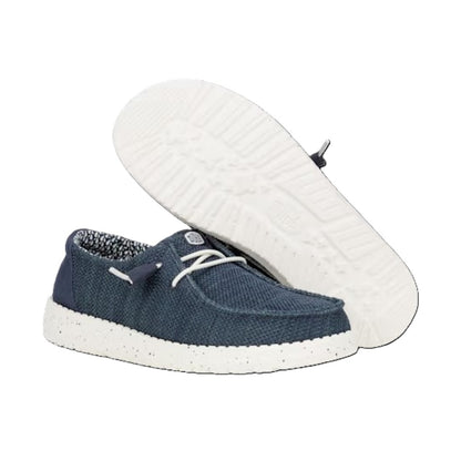 Hey Dude Wendy Stretch Sox Women's Slip On Casual Shoe Navy
