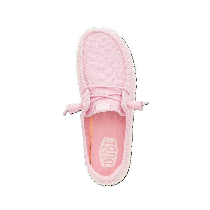 Hey Dude Wendy Stretch Sox Women's Slip On Casual Shoe Rosette