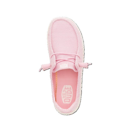 Hey Dude Wendy Stretch Sox Women's Slip On Casual Shoe Rosette