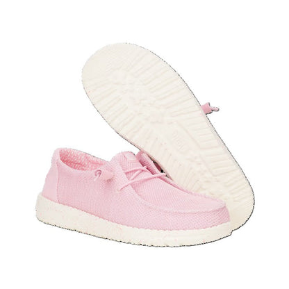 Hey Dude Wendy Stretch Sox Women's Slip On Casual Shoe Rosette