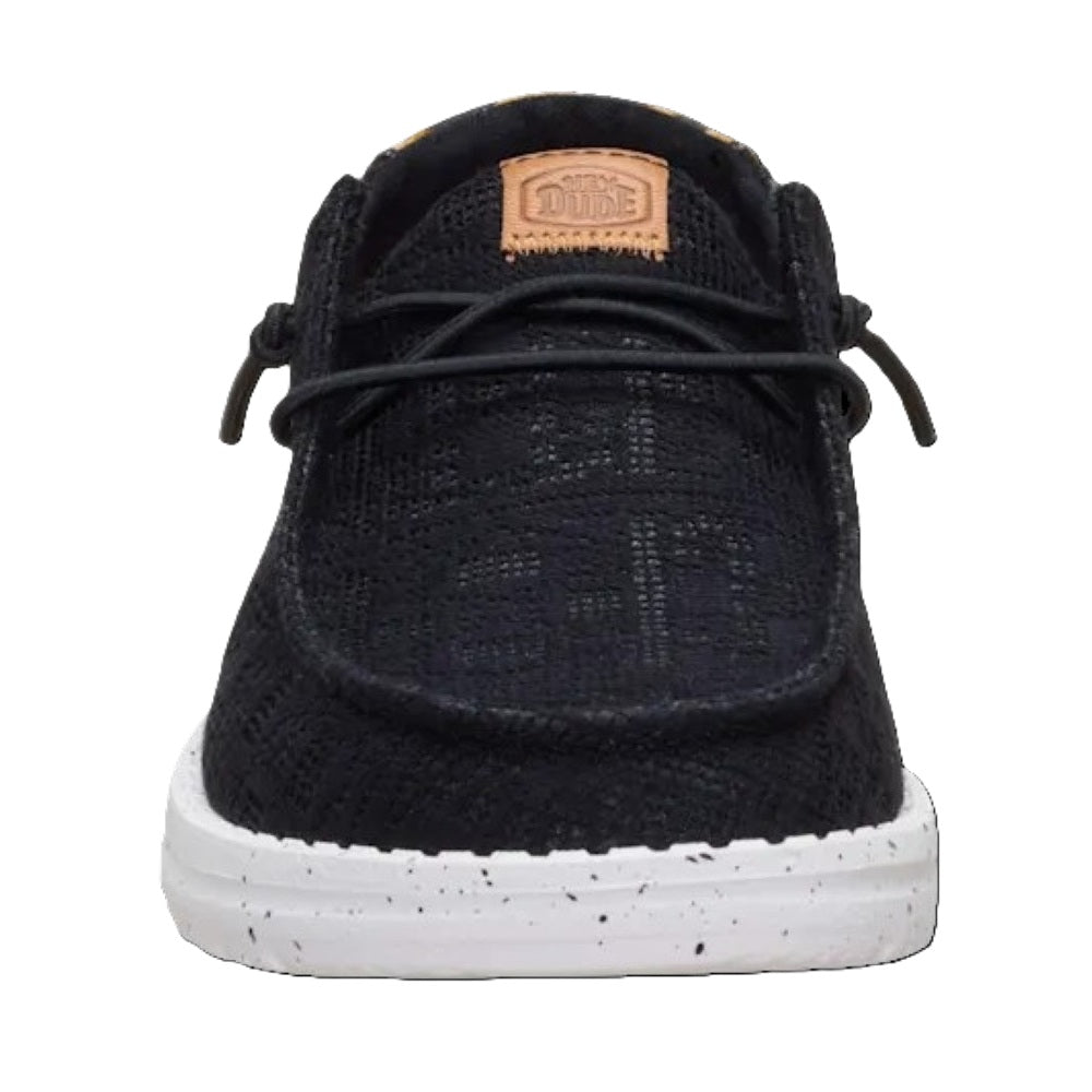 Hey Dude Wendy Wildcat Women's Slip On Casual Shoe Black / Leopard